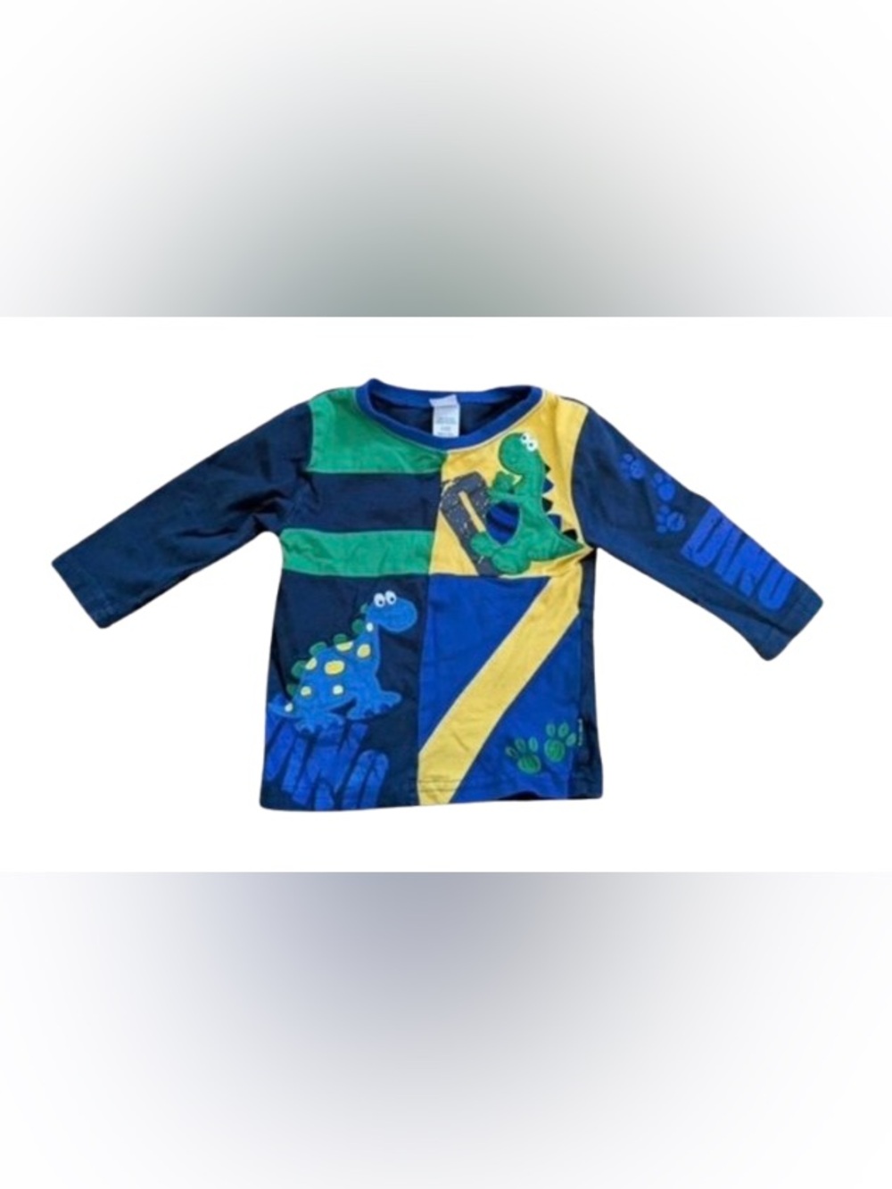Little Tikes Dinosaur Long Sleeve Shirt – Colorblock, 12–18M
